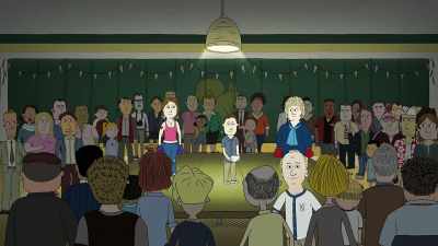 [crowd murmuring] - Ten Year Old Tom