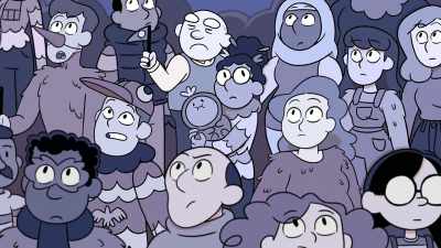 [crowd murmuring] - Hilda