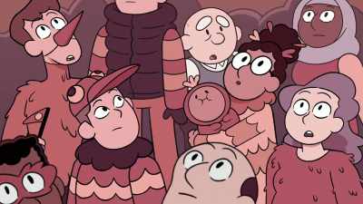 [crowd murmuring] - Hilda