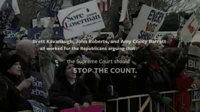 [crowd shouting] - Deadlocked: How America Shaped the Supreme Court