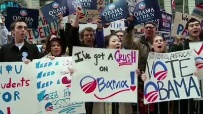 - [Crowd] Obama, Obama, Obama... - One October