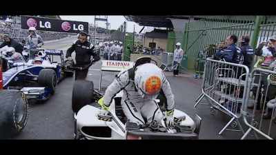 [crowd] Rubinho! Rubinho! Rubinho! - Brawn: The Impossible Formula 1 Story