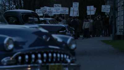 (CROWD SHOUTING)
MAN: # Over there, over there - The Bletchley Circle: San Francisco