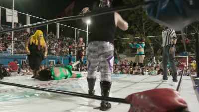 (Crowd shouting) - The Wrestlers