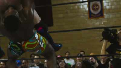 (Crowd shouting) - The Wrestlers