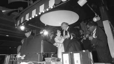 [crowd shouting] - First Ladies