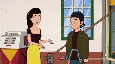 [crowd sighs in disappointment] - Corner Gas Animated