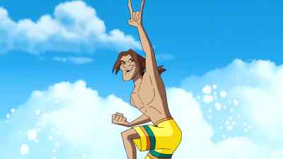 CROWD:
Yeah! - Aloha, Scooby Doo!