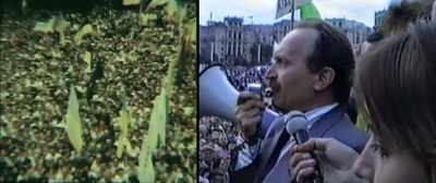 (crowds chanting) - Revealing Ukraine