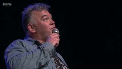 ..crowing it from the rooftops
to try and engineer the perception - Stewart Lee: Content Provider