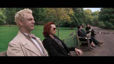 Crowley and Aziraphale
have been meeting here - Good Omens