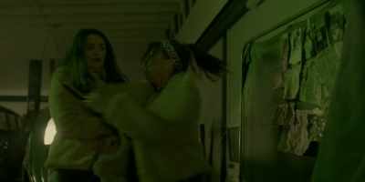 (crows fluttering)
(both gasping) - Amityville Scarecrow