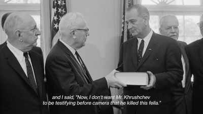 Cru to be testifying for a
camera that he killed this fella. - The Assassination & Mrs. Paine