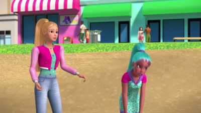 -[crying]
-[groans] - Barbie: A Touch of Magic