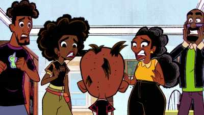 (crying)
There was this jerk in class... - Marvel's Moon Girl and Devil Dinosaur