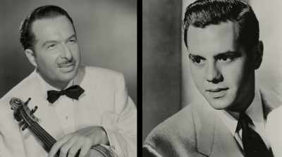 Cugat the maestro, and the student Desi. - Lucy and Desi