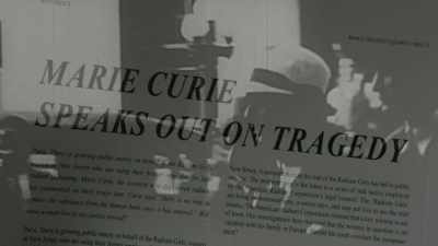 "Curie says there is no way to remove the substance - Radium Girls