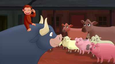 (Curious George chattering)
(animals chattering) - Curious George: Go West, Go Wild
