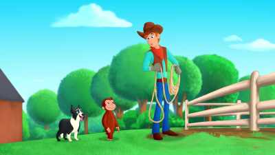 (Curious George chattering) - Curious George: Go West, Go Wild