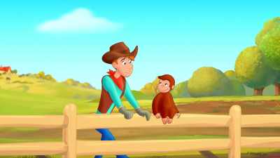 (Curious George chattering) - Curious George: Go West, Go Wild