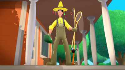 (Curious George laughing) - Curious George: Go West, Go Wild