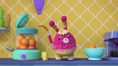 Curly make some
healthy orange juice. - Abby Hatcher