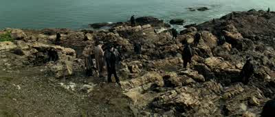 Current was strong last night, tide pushing in. - Shutter Island