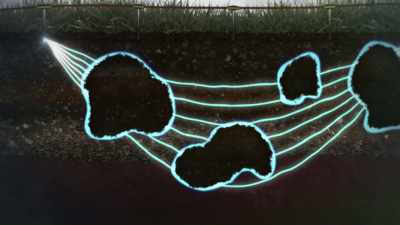 Currents flow easily
through damp soil, - Secrets of the Underground