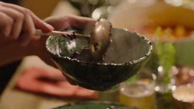 Curry. Right, I'll ladle.
Yeah, it looks good. - Nigella: At My Table
