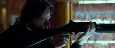 Custom bolt carrier release and charging handle. - John Wick: Chapter 2