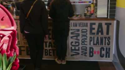 [customer] So,
the Slutty Vegan
is a great restaurant. - No Recipe Road Trip With the Try Guys