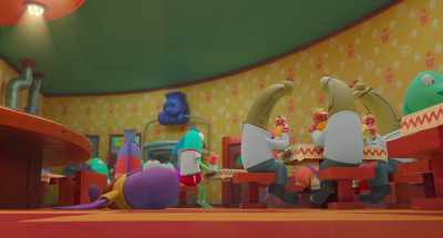 [customers chewing] - Plankton: The Movie