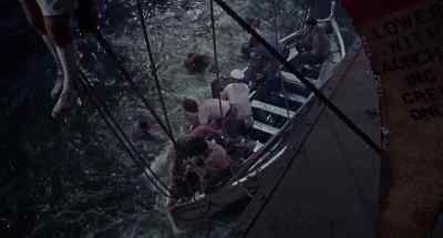 Cut her away from the boat! - The Lost Continent