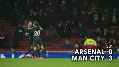 Cut open again, Arsenal's defence, - All or Nothing: Manchester City