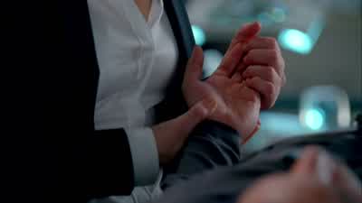 Cut open his hand. - Fringe