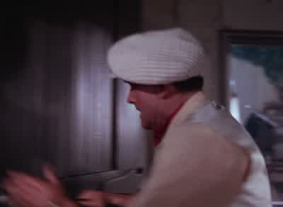 Cut! We're missing every other word. You've got to talk into the Mike! Well, I can't make love to a - Singin' in the Rain