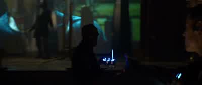 Cybebe needs that tower pin. - The Matrix Resurrections