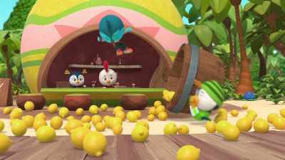 [cymbals crash, drum hits
and piano plays] - Top Wing