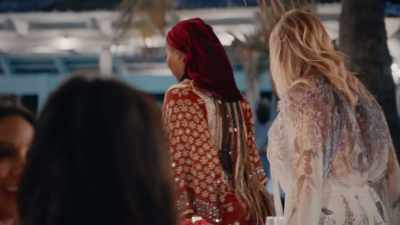 - Cynthia's always
the peacemaker in our group, - The Real Housewives Ultimate Girls Trip