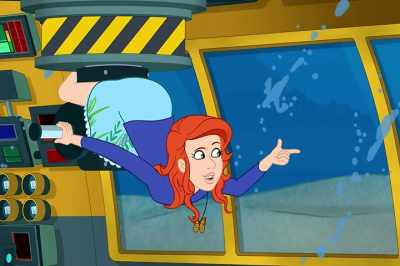DA, maybe going deeper without camouflage
wasn't such a good idea. - The Magic School Bus Rides Again