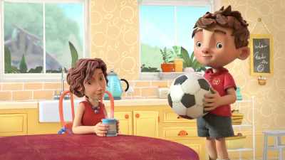Dad, can we go to the park
with Bally later for a kickabout? - The Adventures of Paddington