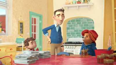-Dad! Dad!
-[phone rings] - The Adventures of Paddington