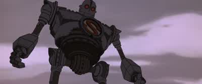 -Dad! -Daddy! -He saved those boys! -It's friendIy! - The Iron Giant