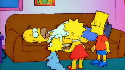 Dad, eat something. - The Simpsons