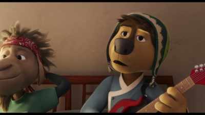 Dad, I dreamt this new riff,
and I can't seem to remember it. - Rock Dog 2: Rock Around the Park