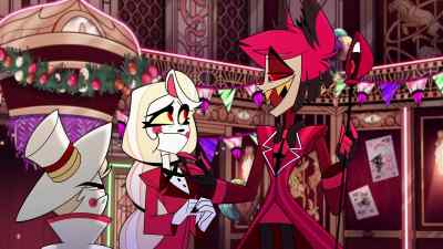 Dad, look at this lovely parlor,
where people can get to know each other - Hazbin Hotel