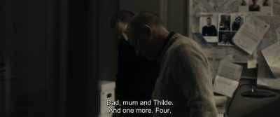 Dad, mum and Thilde.
And one more. Four. - The Marco Effect