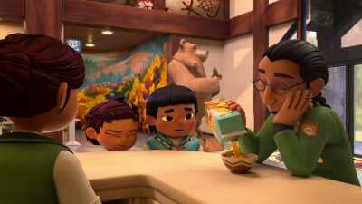 -Dad?
-Orange juice doesn't go on cereal. - Spirit Rangers