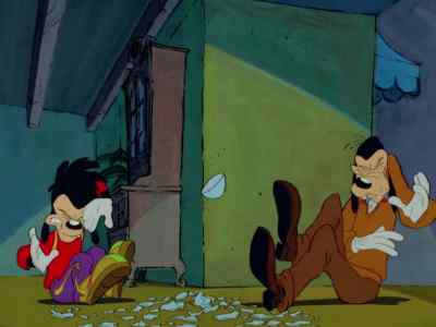 DAD, PETE'S AFTER BUBBLES!
WE GOTTA SAVE HER! - Goof Troop