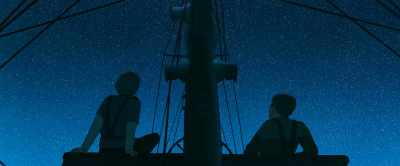 DAD: So many you can barely
make out the constellations. - Kensuke's Kingdom